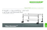 high-quality and upgradeable - HAEBERLE...high-quality and upgradeable multipurpose trolleys Variocar ... The Viva ®-multipurpose-series with an elegant aluminium frame, presents