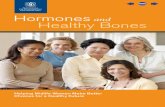 Hormones and Healthy Bones · HORMONES AND HEALTHY BONES n NATIONAL OSTEOPOROSIS FOUNDATION 6 HOME Estrogen and Bone Health Estrogen is a female hormone that plays an important role