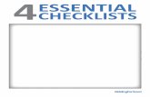 4ESSENTIAL CHECKLISTS - BiddingForGood · Surefire Ways to Get the Word Out Online Gone are the days when a few posters placed strategically around town or a fancy engraved invitation