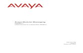 Avaya Modular MessagingThe Avaya Modular Messaging system provides standard connection interfaces that allow subscribers to access system mailboxes, view messages, and access system