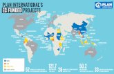 2018 EC funded projects map - Plan International · number of ec funded projects 52 plan internatinal is implementing total value number of ec funded projects awarded in 2018 total