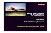 ANSER Technologies - UAV Applicationsanser technologies - uav applications 5a. contract number 5b. grant number 5c. program element number 6. author(s) 5d. project number 5e. task