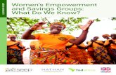 LEARNING BRIEF Women’s Empowerment and Savings Groups · Women’s Empowerment and Savings Groups: What Do We Know? and the SEEP Network for those sections excerpted. Cover image:
