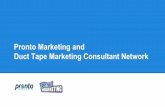 Pronto Marketing and Duct Tape Marketing Consultant Network...★ SEO & Local Listings - Keyword research and on-site optimization. We’ll make sure your website is optimized the