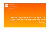 Insights on Digital Growth and ... - archive.iab.com...In This Presentation 1. EU Online Market overview - Guy Phillipson, IAB UK 2. Key drivers panel discussion - with Didier Ongena,