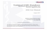 National EMS Database - NEMSIS · The National EMS Database is a large convenience sample— it consists solely of data submitted by participating EMS agencies within states and it