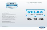 FORD CREDIT EXTENDED SERVICE PLAN GENUINE PARTS...In some cases, the use of Ford authorized remanufactured parts is required after the expiration of the original Ford New-Vehicle Bumper-to-Bumper