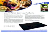 BUSTER Kennel Mats - The BUSTER Kennel Mats have been designed to ï¬پt standard kennel sizes. They are