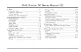 2010 Pontiac G6 Owner Manual M - General Motors · For vehicles ﬁrst sold in Canada, substitute the name “General Motors of Canada Limited” for Pontiac Motor Division wherever