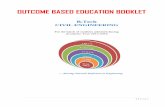 OUTCOME BASED EDUCATION BOOKLET - IARE, Best Engineering ... · OUTCOME BASED EDUCATION BOOKLET B.Tech CIVIL ENGINEERING For the batch of students admitted during ... To impart proficiency