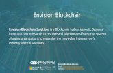 Envision Blockchain...2015/10/01  · Envision Blockchain Envision Blockchain Solutions is a Blockchain Ledger Agnostic Systems Integrator. Our mission is to reshape and align today’s