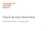 Fixed Access Overview - A1 Telekom Austria Groupcdn1.telekomaustria.com/final/en/media/pdf/Fixed_Access...Gigabit Passive Optical Network Capital Market Day 2013 7 Fiber Rings Head