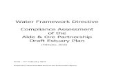 Water Framework Directive Compliance …aoep.co.uk/wp-content/uploads/2016/02/Alde-Ore-WFD...Water Framework Directive Compliance Assessment of the Alde & Ore Partnership Draft Estuary