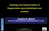 Aetiology and Natural history of Degenerative ... · spondylolisthesis: 10 ± 18 year follow-up study ¤ 667 patients (Jan 1981 ± Oct 1989) ¤ 145 patients not operated (35 offered