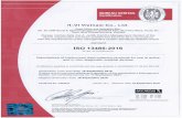 Certification ody address: Bureau Veritas Italia SpA Viale Monza, … 13485 certificate 201… · No. 36, VSIP Street 4, Vietnam Singapore Industrial Park, Binh Hoa Ward, Thuan An