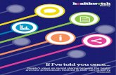 If I’ve told you once - Healthwatch...2015/11/27  · If I’ve told you once.... People’s views on record sharing between the health and care professionals involved in their care