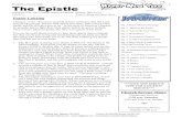 The Epistle, January 2020 1 The Epistle The Epistle, January 2020 1 655 Wayne Ave., Defiance, OH 43512