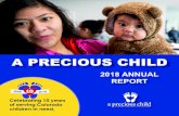 A PRECIOUS CHILD...A Precious Child provides children in need with opportunities and resources to empower them to achieve their full potential. 2017 A Precious Child becomes a Certified