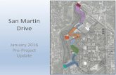 San Martin Drive - Johns Hopkins University pre-project update...• The San Martin Drive Pedestrian Improvements project has the goal of providing a continuous pedestrian pathway