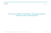 Cisco 900 Series Integrated Services Routers Data …...The Cisco® 900 Series Integrated Services Routers (ISRs) combine Internet access, comprehensive security, and wireless services