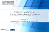 Hidden Features of Vanguard SecurityCenterTM...What is Vanguard SecurityCenter ? •Windows-GUI Based RACF® Administration Tool –Also Administers Native DB2 Security •Client/Server