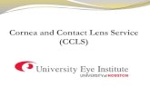 UNIVERSITY EYE INSTITUTE CORNEA AND CONTACT LENS … · UEI CCLS Fees CCLS Fitting Fees: Global fitting fees: new patients being fitted with contact lenses for the first time Includes