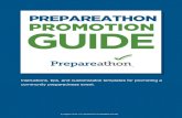 Prepareathon Promotion Guide - FEMA.gov · 2017-08-04 · 1 . Prepareathon Promotion Guide Introduction Congratulations! By holding and promoting your Prepareathon event, you are