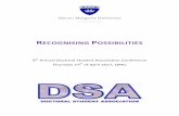 dsa conference 2017 proceedings - version to print€¦ · DSA Conference, 27th of April 2017 | QMU 3 WELCOME FROM THE DOCTORAL STUDENT ASSOCIATION CO-CHAIRS. Welcome to the 9th annual