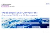 WebSphere ESB Conversion - IBMpublic.dhe.ibm.com/software/integration/... · Tooling Project Type considerations To isolate Java code within IBM Integration Bus a separate Integration