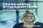 TRENDICATORS BEST PRACTICES REPORT Measuring Engagement · to actively participate in an engaged workforce. 1. Senior leaders must inspire trust and confidence 2. Managers must recognize