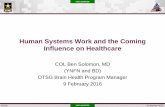 Human Systems Work and the Coming Influence on …...OTSGName/Office Symbol/(703) XXX-XXX (DSN XXX) / email address 9-Mar-16 UNCLASSIFIED 9 February 2016 UNCLASSIFIED Human Systems
