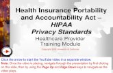 Health Insurance Portability and Accountability Act of 1996 · Health Insurance Portability and Accountability Act ... health insurance more efficient and portable. Administrative