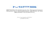 MIPS32® Architecture for Programmers Volume IV-i ...€¦ · Document Number: MD00846 Revision 1.06 December 10, 2013 MIPS32® Architecture for Programmers Volume IV-i: Virtualization