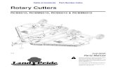 Rotary Cutters - Land Pride · Ref. Part No. Part Description Comments Revision dwg18311 Drawing Image Number 1. 802-277C BLADE BOL 1 1/8-12X3 7/16 W/KY 2. 820-168C CUTTER BLADE 1/2X4X29