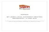 160608 AGENDA LOCAL MT LIEBIG - MacDonnell Council · 2016-06-14 · AGENDA MT LIEBIG LOCAL AUTHORITY MEETING WEDNESDAY, 8 JUNE 2016 The Mt Liebig Local Authority Meeting of the MacDonnell
