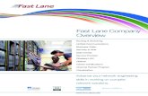 Fast Lane Company Overview - Fast Lane Consulting and ...expertise in Cisco, VMware, and NetApp technologies, Fast Lane is in a unique position to be able to offer a portfolio of training