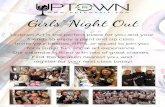 Girls' Night Out - uptownart.com · Girls' Night Out Uptown Art is the perfect place for you and your friends to enjoy a paint and sip class. Invite your besties, BFFs, or squad to