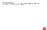 Configuring LiveCycle Application Server Clusters Using ...€¦ · CONFIGURING LIVECYCLE APPLICATION SERVER CLUSTERS USING WEBLOGIC 2 About This Document Last updated 9/24/2012 Most