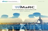 Certification Candidate Handbook v1.1 - Shop Awards · OVERVIEW MARC CERTIFICATION The Shop! MaRC Program distinguishes retail industry members who have demonstrated their job knowledge