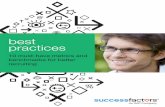 Best Practices: 10 must-have metrics and benchmarks for ... · 8/10/2015  · Best Practices: 10 must-have metrics and benchmarks for better recruiting 1 Source: careerbuilder.com,