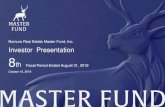 Nomura Real Estate Master Fund, Inc. Investor …...Investor Presentation Nomura Real Estate Master Fund, Inc. October 16, 2019 8 th Fiscal Period Ended August 31, 2019 2 Table of