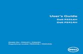 Dell P2414H Monitor User's Guide · 2016-07-13 · User’s Guide Dell P2214H Dell P2414H Model No.: P2214H / P2414H Regulatory model: P2214Hb / P2414Hb