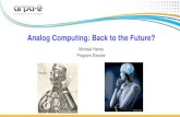Analog Computing: Back to the Future? - ARPA-E Pitch_Haney_Analog... · Analog Computing: Back to the Future? Michael Haney Program Director Bigstock photo 16th Century Italian woodcut