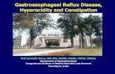 Gastroesophageal Reflux Disease, Hyperacidity and Constipation · the diagnosis of GERD with sufficiently high specificity, although sensitivity remains low compared to 24-hour pH