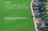 Annual Audit Letter 2017/18 - Nottinghamshire€¦ · The scale fee set by Public Sector Audit Appointments Limited (PSAA) for the 2017/18 audit is £98,213 plus VAT. The PSAA scale
