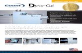 ROTARY DIE CUTTER · 2019-10-01 · The COUNT™ Dyna-Cut produces a variety of digital print and packaging products such as custom-shaped brochures and direct mailers, invitations,