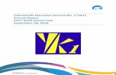Yellowknife Education District No. 1 (YK1) Annual Report ...The Yellowknife Education District No. 1 (YK1) Annual Report for the 2017-2018 school year was prepared in compliance with