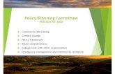 Michael Presentation - Policy-Planning Committee - agenda ... · Community well-being The four aspects of Well-being are: Social Economic Environmental Cultural The four aspects of