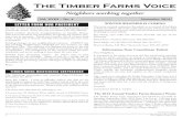 The Timber Farms Voice · The Timber Farms Voice CLASSIFIED ADS ... Sandy Jackson, FNP Nurse Practitioner 302-287-4952 AT&T Digital Life home security and automation is available