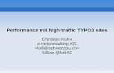 Performance mit high-traffic TYPO3 sitesVarnish – Statische Requests Moderner Proxy, squid überlegen (http only) Extrem schnell, erzeugt sehr wenig Rechenlast, RAM driven Beste